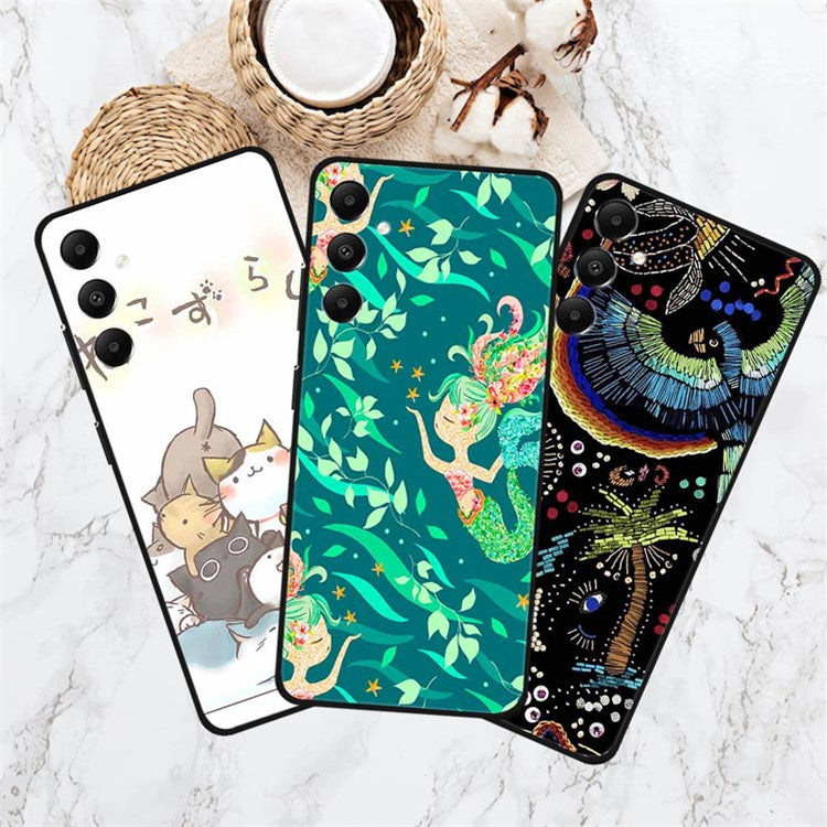 For Samsung Galaxy A05s 4G Soft TPU Case Phone Protective Cover Pattern Printing
