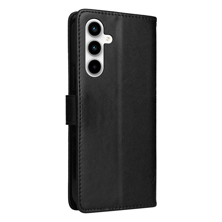 For Samsung Galaxy A35 5G Phone Case with Stand Cat Tree Pattern Leather Wallet Mobile Cover