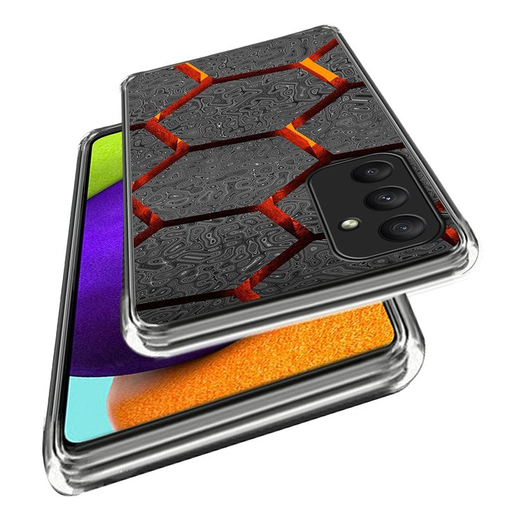 For Samsung Galaxy A15 4G / 5G TPU Case Pattern Printing Protective Phone Cover