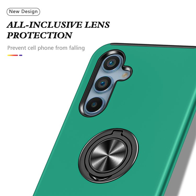 For Samsung Galaxy A55 5G Case Slim-Fit PC+TPU Phone Cover with Kickstand
