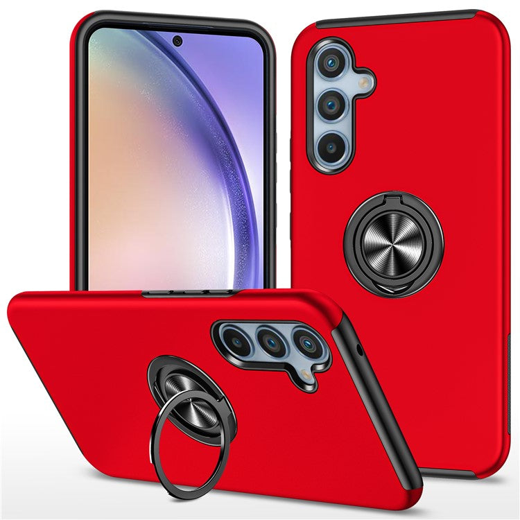 For Samsung Galaxy A55 5G Case Slim-Fit PC+TPU Phone Cover with Kickstand