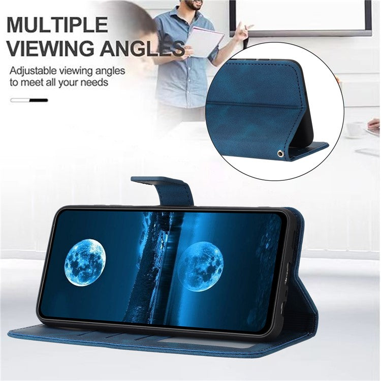 For Samsung Galaxy S23 Phone Case PU Leather Wallet Card Holder Folding Stand Cover