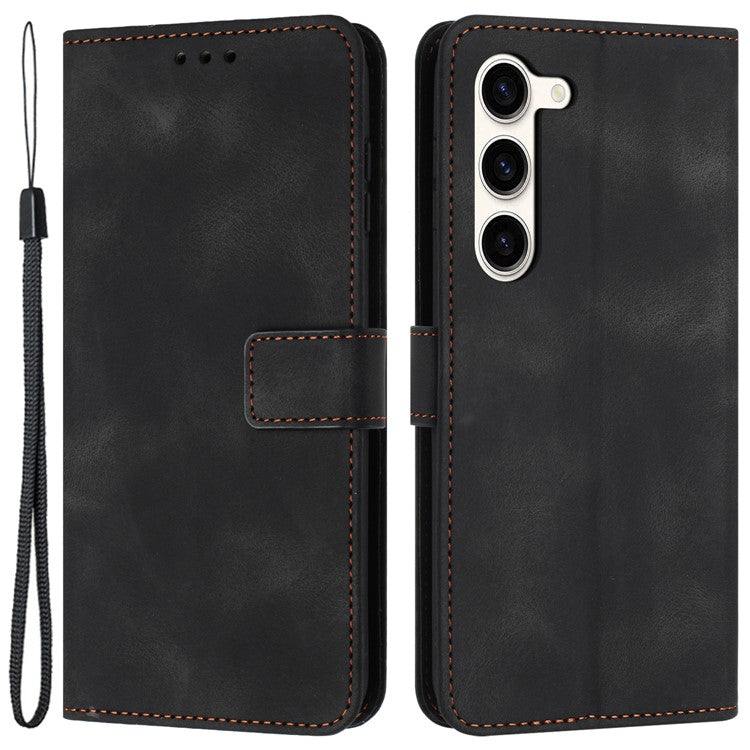 For Samsung Galaxy S23 Phone Case PU Leather Wallet Card Holder Folding Stand Cover
