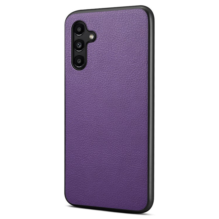 For Samsung Galaxy A15 4G / 5G Case Hybrid Leather Coated PC+TPU Shookproof Protection Cover
