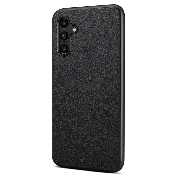For Samsung Galaxy A15 4G / 5G Case Hybrid Leather Coated PC+TPU Shookproof Protection Cover