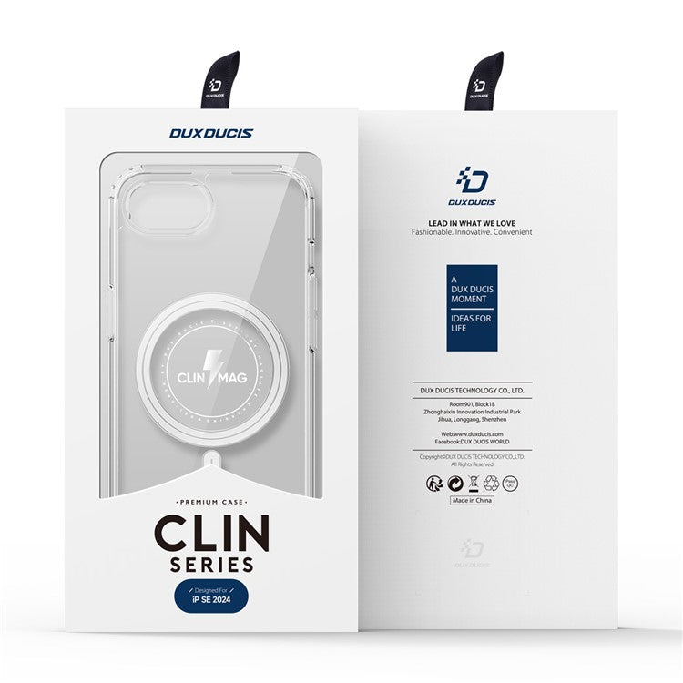 DUX DUCIS Clin Series Telefonfodral för iPhone 16e Klart Fodral Kompatibel med MagSafe