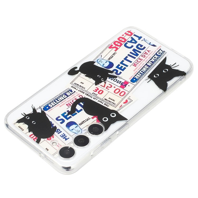 For Samsung Galaxy S23+ Slim Case Pattern Printing Soft TPU Phone Cover