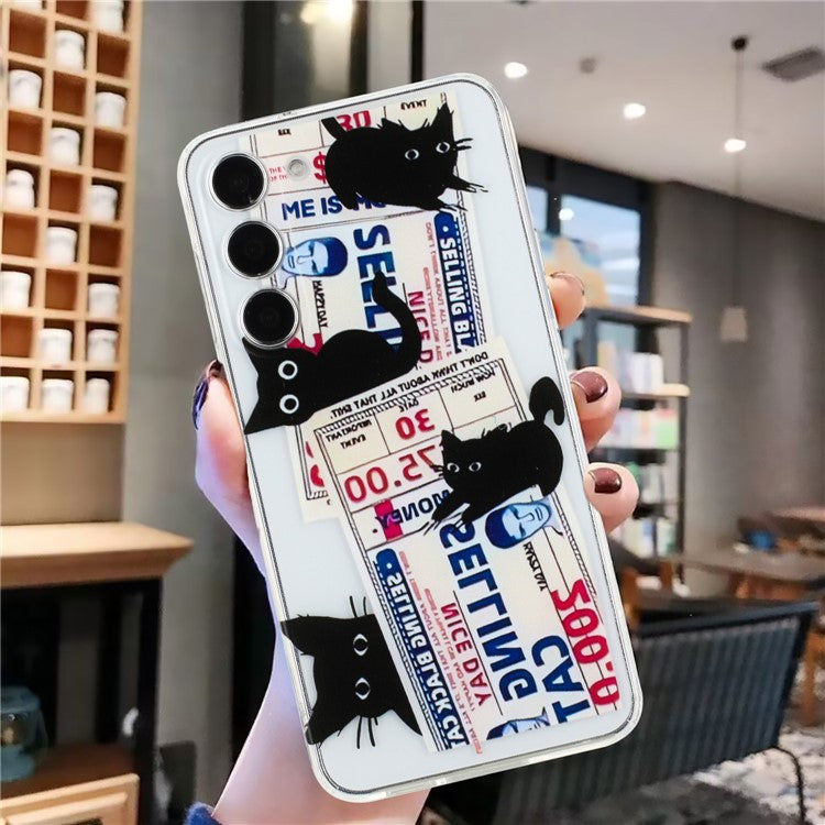 For Samsung Galaxy S23+ Slim Case Pattern Printing Soft TPU Phone Cover