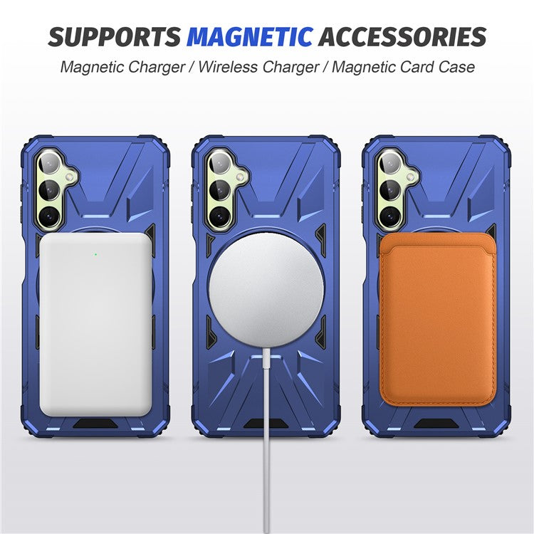 For Samsung Galaxy A35 5G Magnetic Case Ring Holder Kickstand TPU+PC Phone Cover
