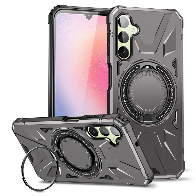 For Samsung Galaxy A35 5G Magnetic Case Ring Holder Kickstand TPU+PC Phone Cover