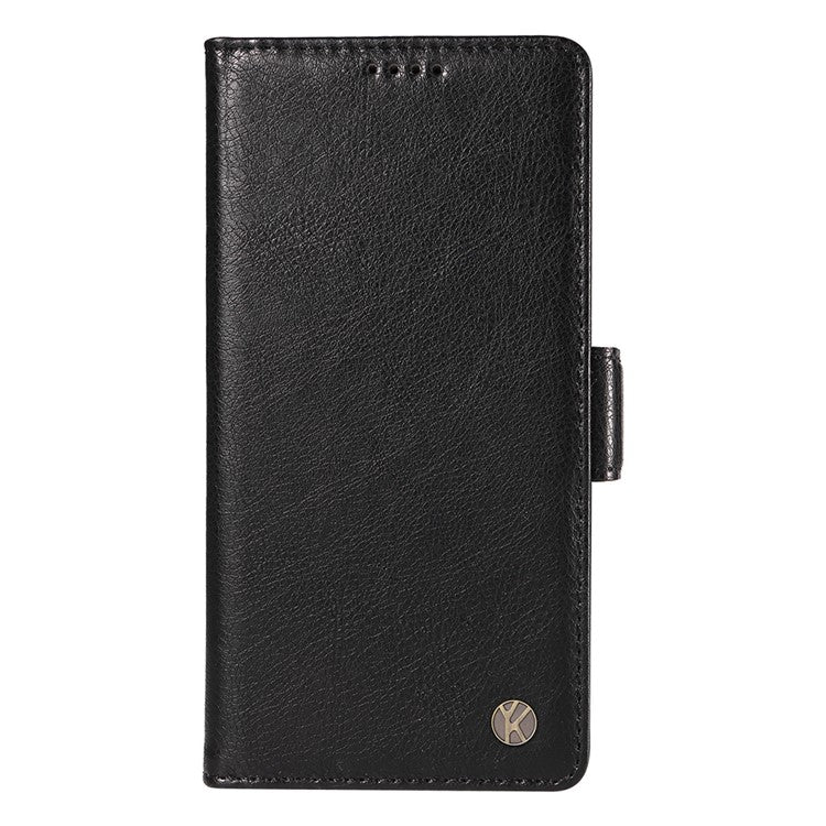 YIKATU YK-007 For Samsung Galaxy S23 Leather Case Magnetic Clasp Wallet Stand Cover