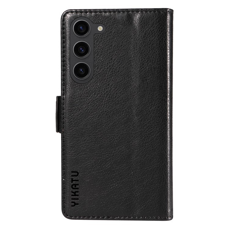 YIKATU YK-007 For Samsung Galaxy S23 Leather Case Magnetic Clasp Wallet Stand Cover
