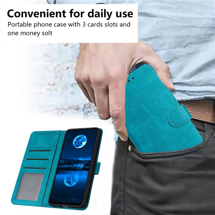 For Samsung Galaxy S23 Mobile Accessories Supplier PU Leather Calf Texture Stand Case Phone Cover
