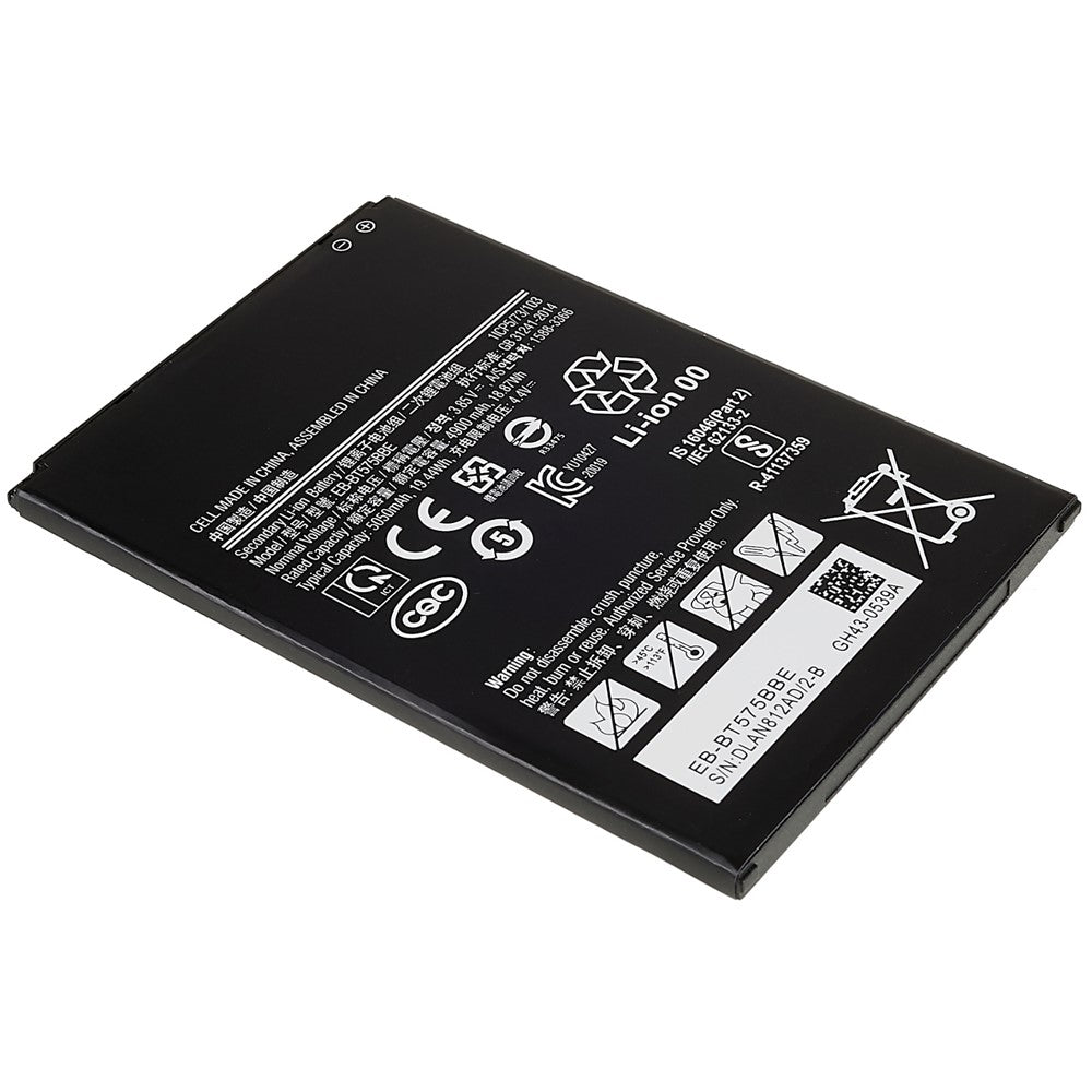 For Samsung Galaxy Tab Active3 (LTE) T575 3.85V 4900mAh Li-ion Polymer Battery Assembly Part (Encode: EB-BT575BBE) (without Logo)