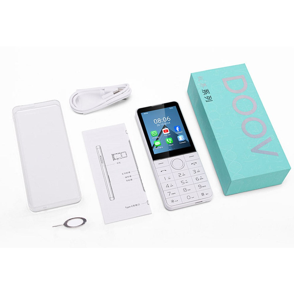 DOOV R77 Keypad Mobile Phone 3GB + 32GB 2.8 Inch IPS Screen Android 13 Smartphone