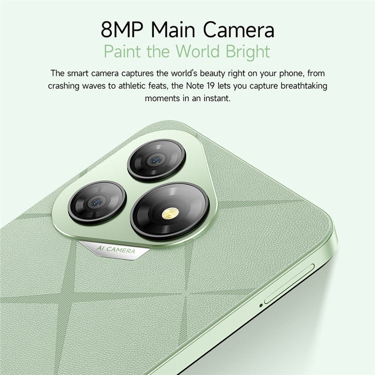 ULEFONE Note 19 Smartphone Global Version 3GB + 32GB 6.56 Inch 8MP Camera 5000mAh Unisoc T603 Octa Core 4G Phon