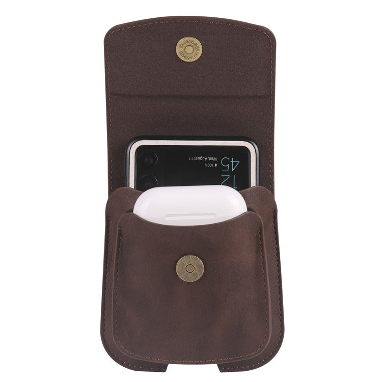 Hopfällbar midjeväska för Samsung Galaxy Z Flip6 5G / AirPods 4