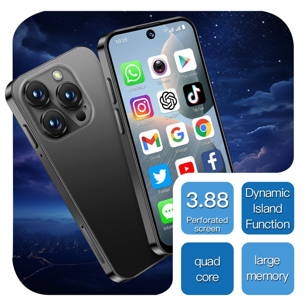 SOYES XS19 Smartphone 3.88 inch 2GB + 16GB Android 10 3G Network Mini Phone