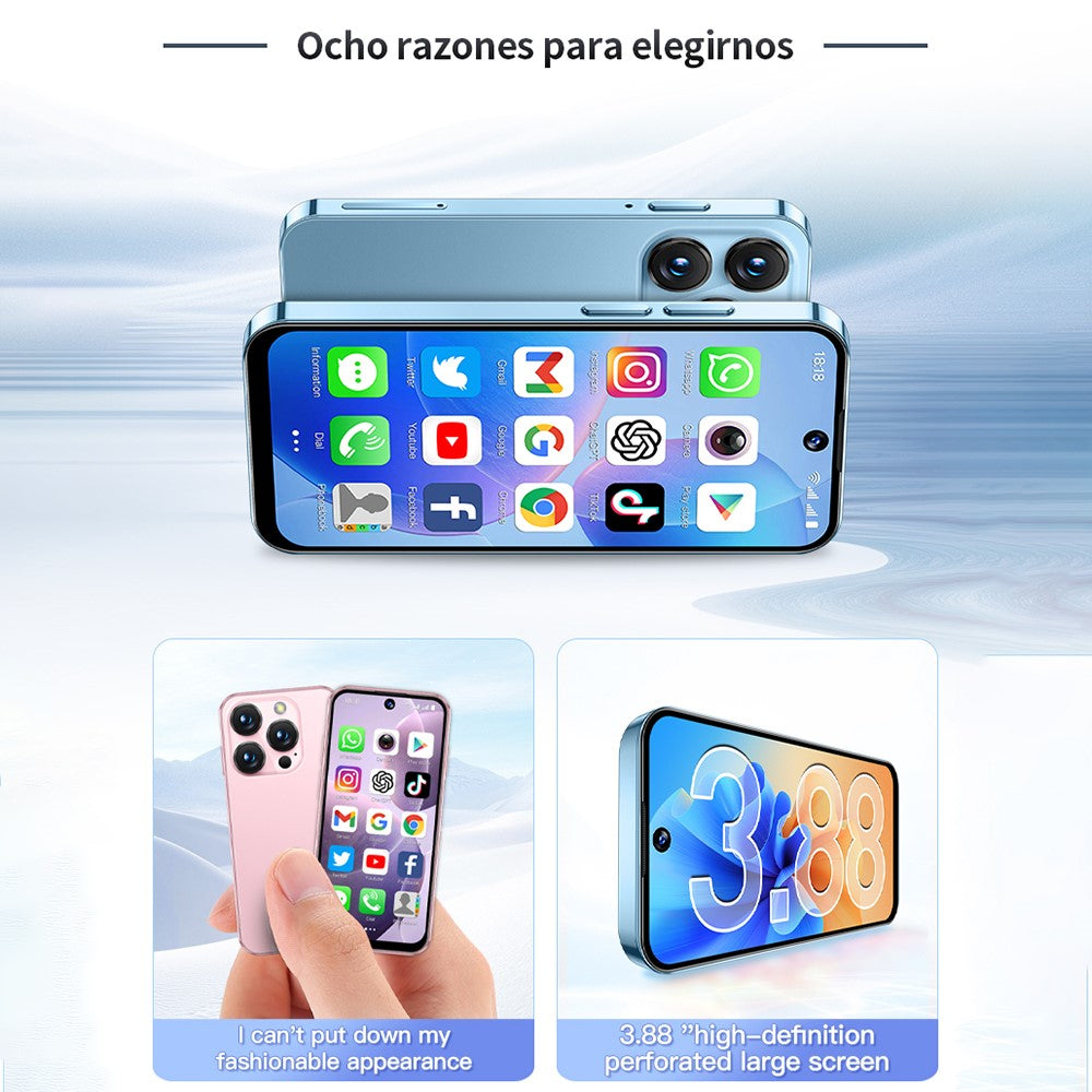 SOYES XS19 Smartphone 3.88 inch 2GB + 16GB Android 10 3G Network Mini Phone