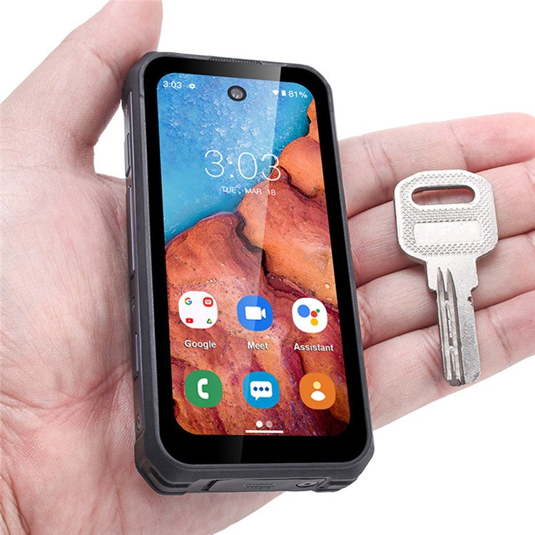 UNIWA R4002 Android 12 4G smartphone 6GB + 128GB 3,88 tums robust trippelskydd minitelefon