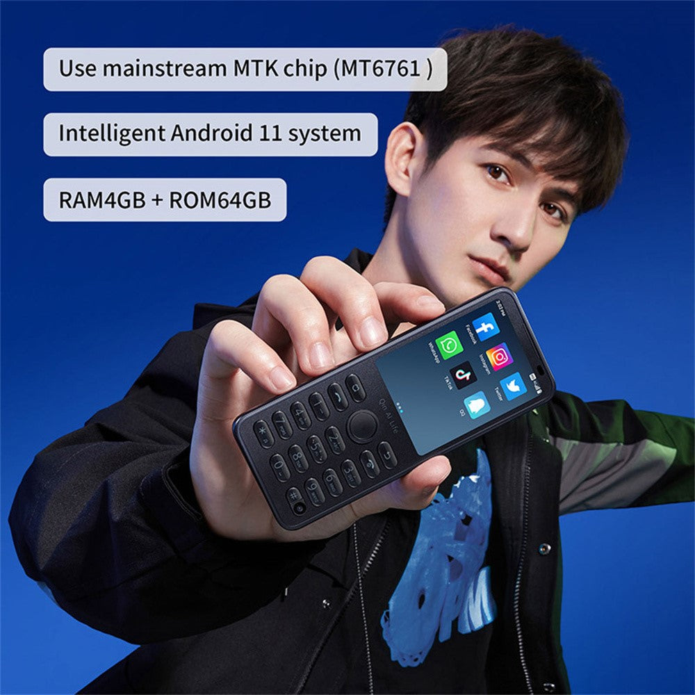 Qin F21 Pro Smart Keypad Phone 5MP Rear + 2MP Front Camera 2.8 Inch Touchscreen Android 11 Cellphone, 3GB+32GB