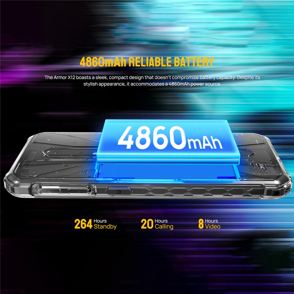ULEFONE Armor X12 5.45-inch Helio A22 3GB+32GB Smartphone 4680mAh 13MP 4G Rugged Phone