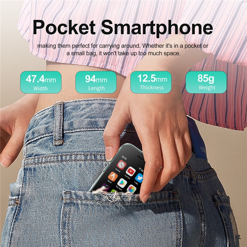 SERVO KING9000 Dual SIM Dual Standby Ultra Mini Phone 2+16GB 3-inch 4G Smart Phone
