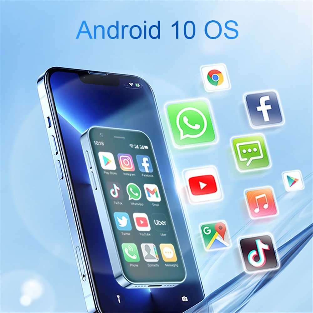 SOYES XS16 3 Inch 4G Mini Smartphone Android 10 5MP Dual SIM Cellphone, 2+16GB