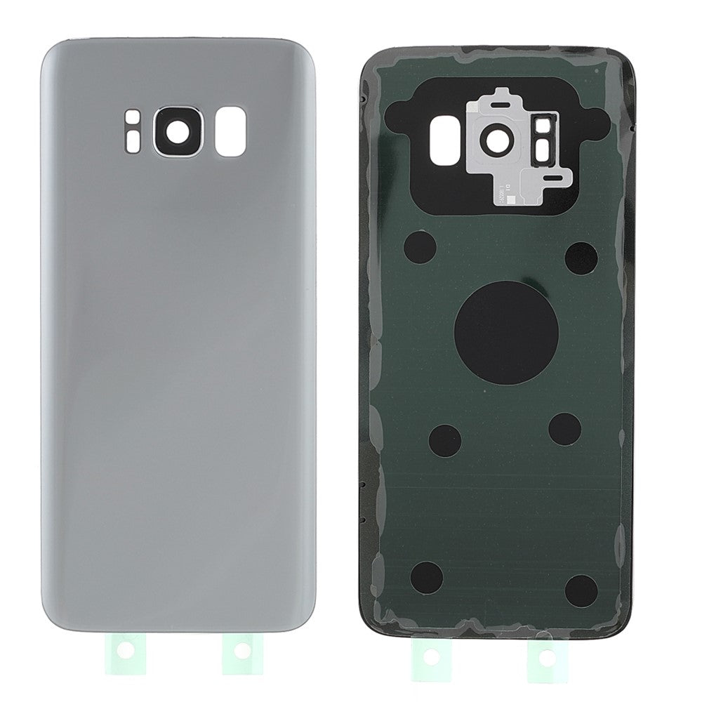 Battery Housing Back Cover with Camera Ring Lens Cover Replacement (without Logo) for Samsung Galaxy S8