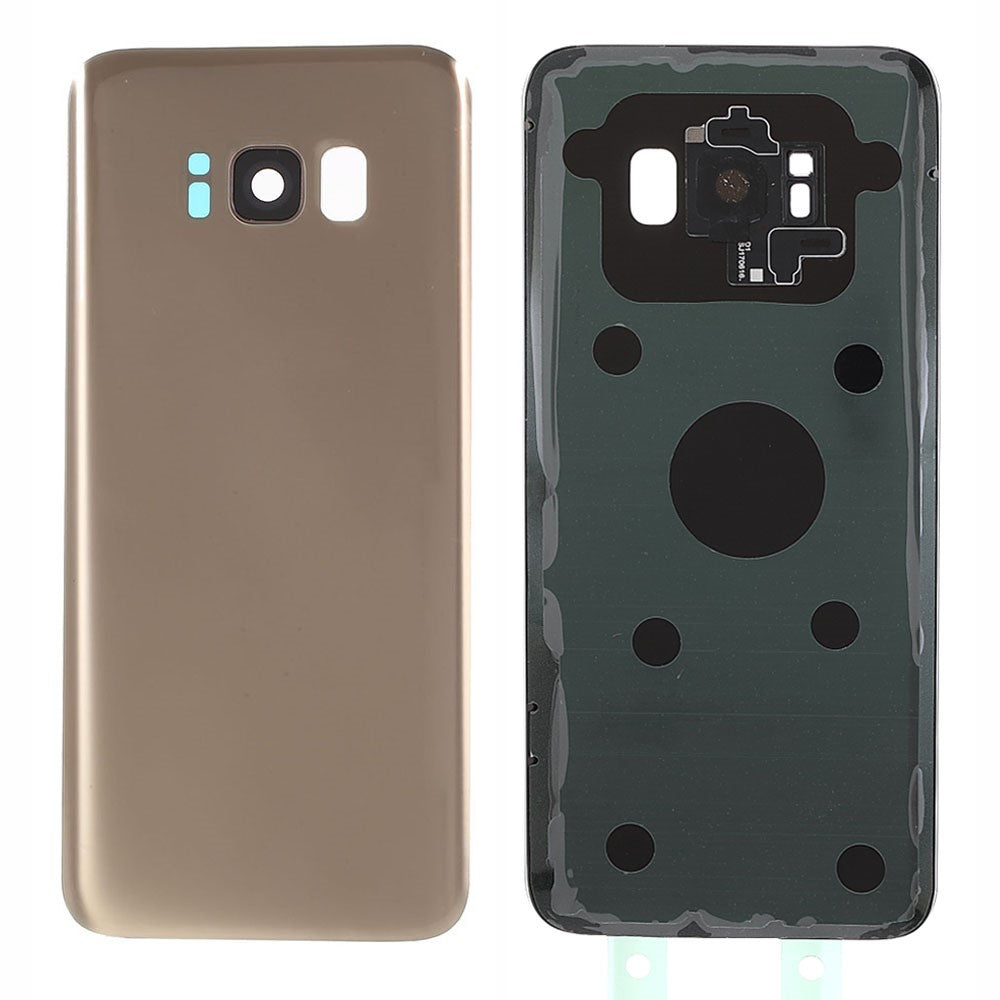 Battery Housing Back Cover with Camera Ring Lens Cover Replacement (without Logo) for Samsung Galaxy S8