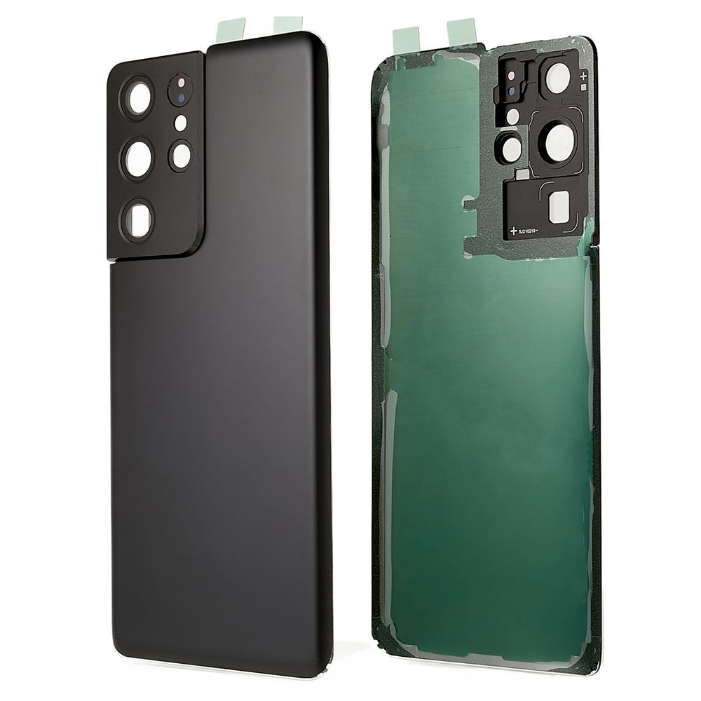 For Samsung Galaxy S21 Ultra 5G G998 Battery Housing with Adhesive Sticker + Camera Lens Cover