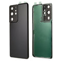For Samsung Galaxy S21 Ultra 5G G998 Battery Housing with Adhesive Sticker + Camera Lens Cover