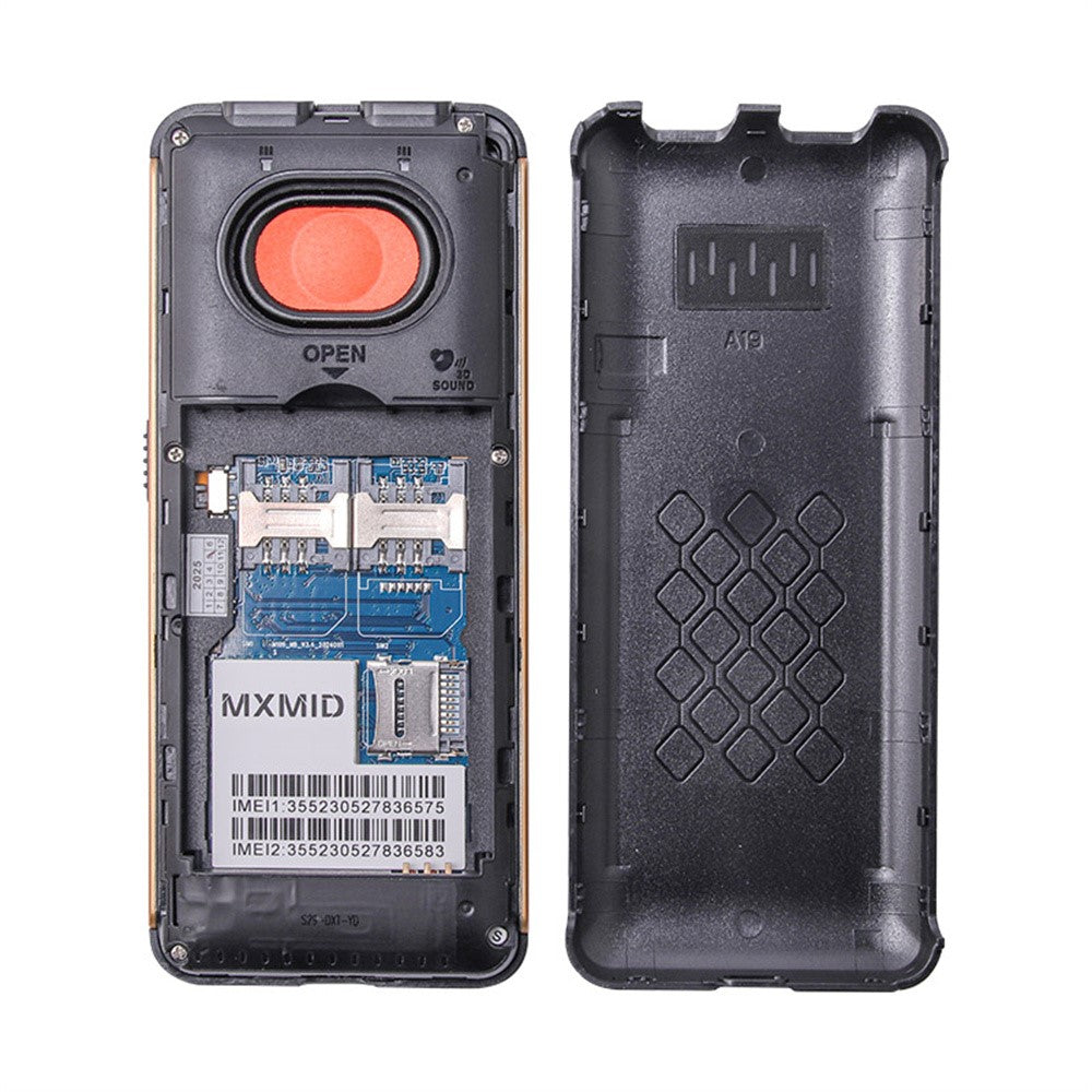 MXMID G880pro 2.4 Inch Display Phone Dual SIM Standby Bar Phone with Big Keys / Flashlight