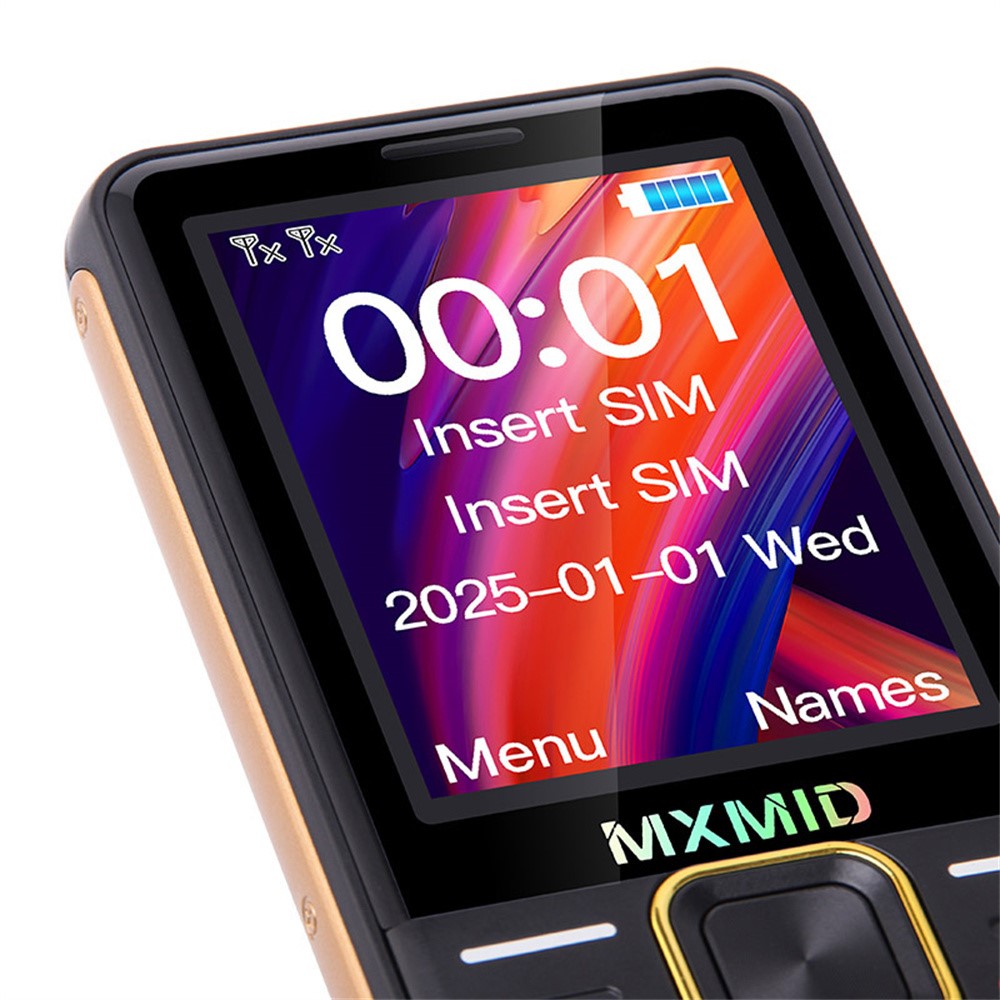 MXMID G880pro 2.4 Inch Display Phone Dual SIM Standby Bar Phone with Big Keys / Flashlight