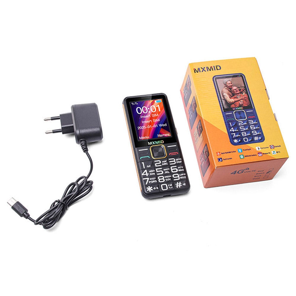 MXMID G880pro 2.4 Inch Display Phone Dual SIM Standby Bar Phone with Big Keys / Flashlight
