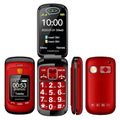 MAFAM F899 GSM 2G Flip Mini Cell Phone 2800mAh Battery Pocket Portable Big Button Mobile Phone Gift for Kid and Elderly