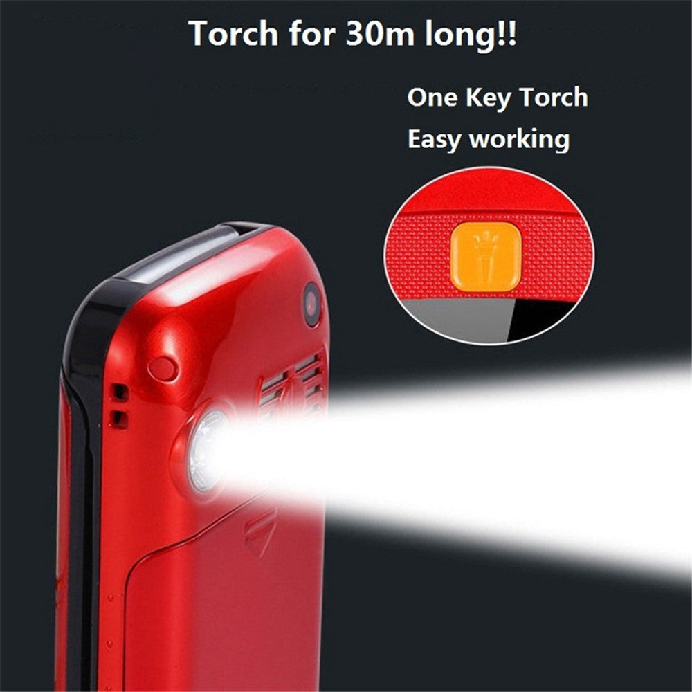 MAFAM F899 GSM 2G Flip Mini Cell Phone 2800mAh Battery Pocket Portable Big Button Mobile Phone Gift for Kid and Elderly