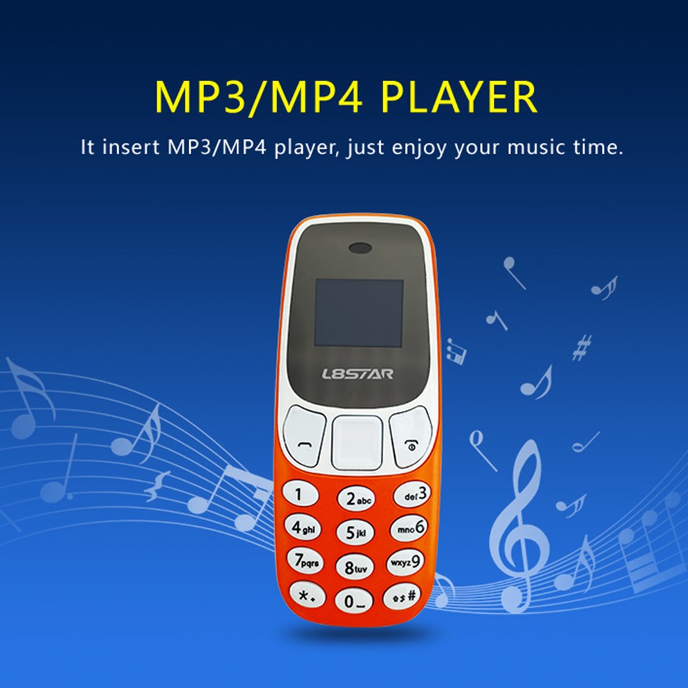 L8STAR BM10 Dual SIM Bluetooth-Compatible Mini Bar Phone 2G GSM 0.66 Inch Screen Cell Phone