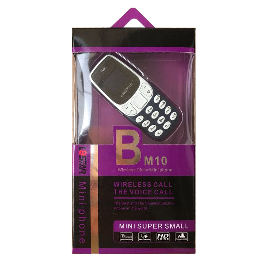 L8STAR BM10 Dual SIM Bluetooth-Compatible Mini Bar Phone 2G GSM 0.66 Inch Screen Cell Phone