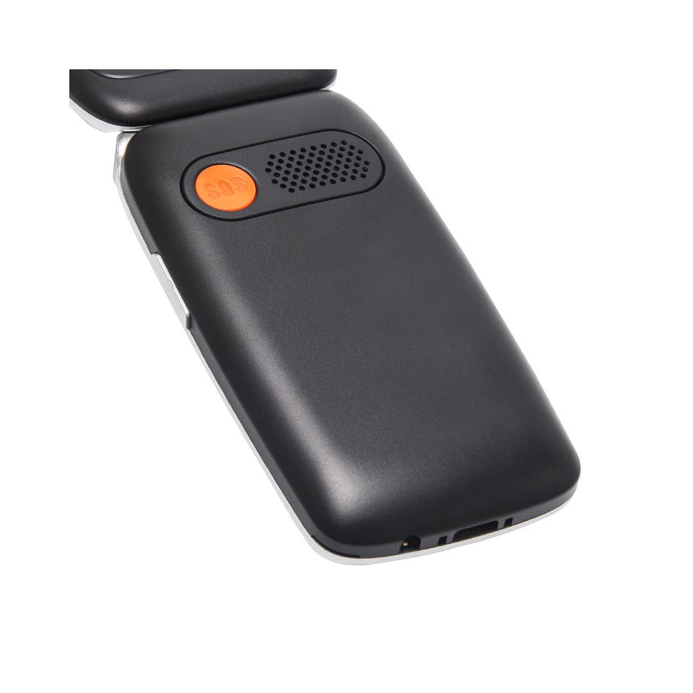 UNIWA V202T 4G Dual SIM Flip Phone for Seniors Dual Screens Basic Cell Phone with SOS Button Wireless FM Radio