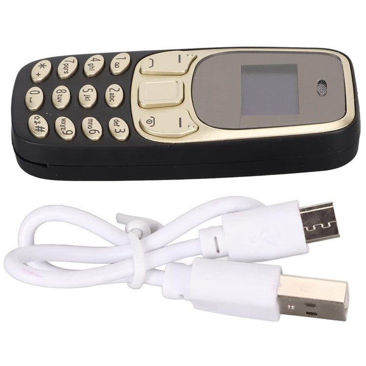 BM10 Dual SIM 0.66-inch Mini Mobile Phone 2G GSM Cellphone with Ear Hoo