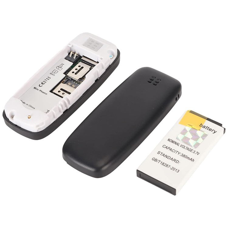 BM10 Dual SIM 0.66-inch Mini Mobile Phone 2G GSM Cellphone with Ear Hoo