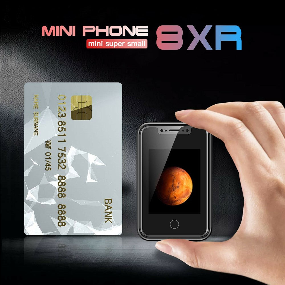 8XR 1.77-inch Mini Cellphone Dual SIM Dual Standby Touch Screen Mobile Phone