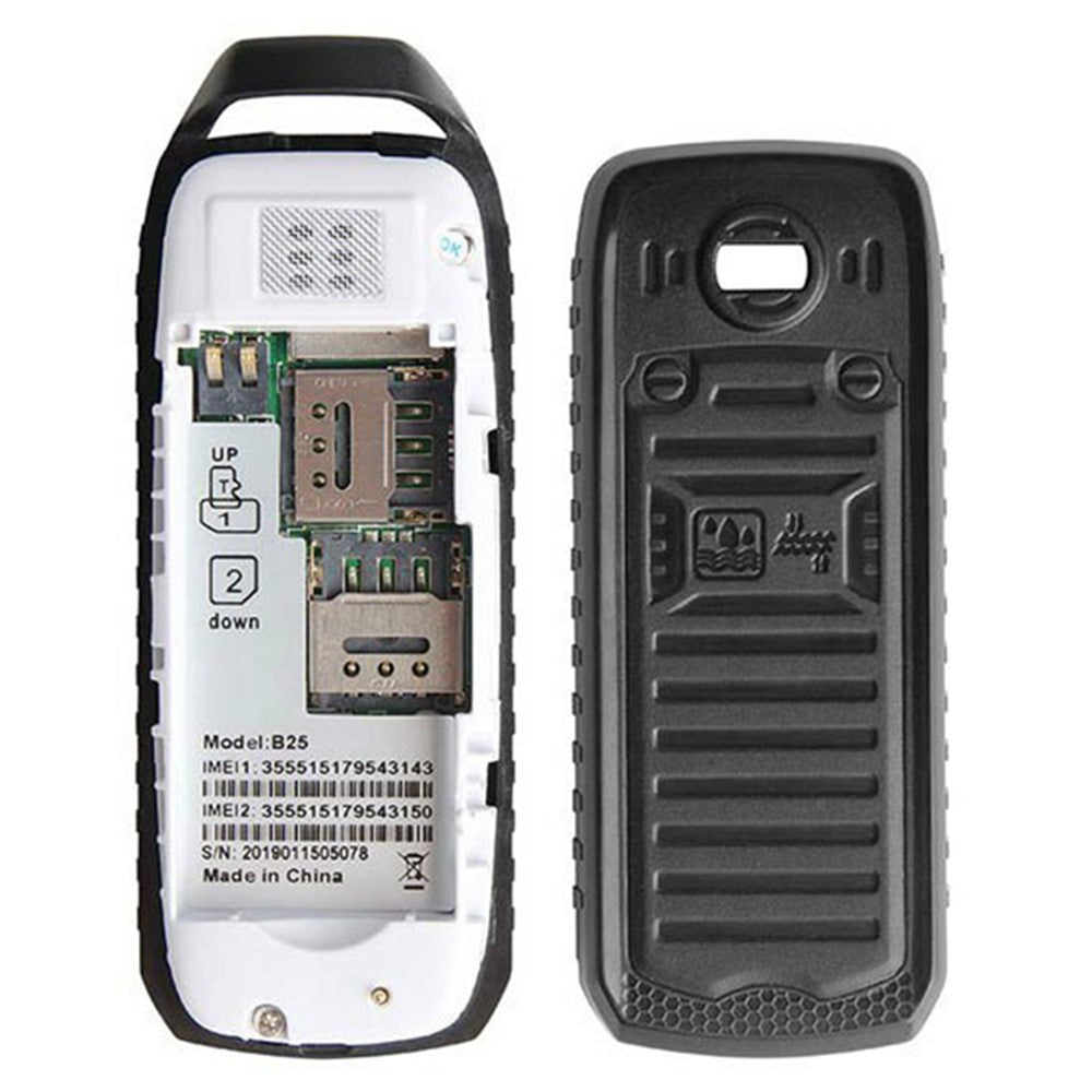 B25 Dual-SIM Mini Bar Phone 0.66-inch Screen 2G GSM Mobile Phone
