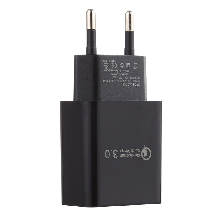 LZ-706 QC 3.0 Snabbladdning USB Väggladdare Reseströmadapter