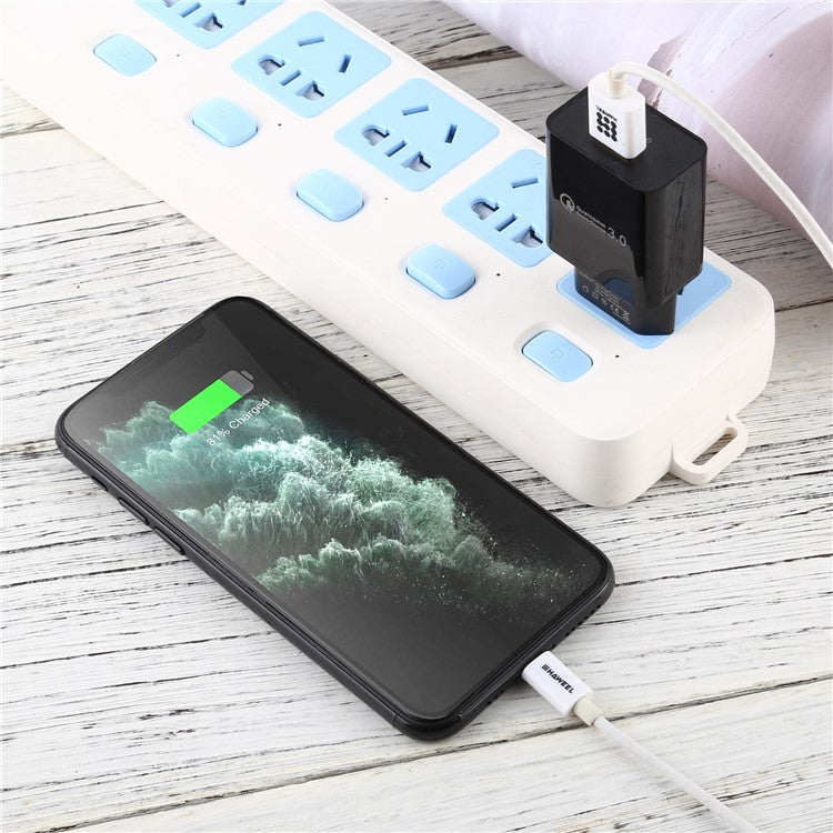 LZ-706 QC 3.0 Snabbladdning USB Väggladdare Reseströmadapter