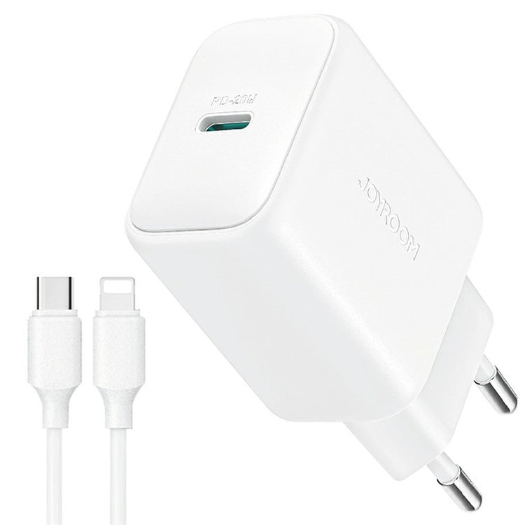 JOYROOM JR-TCF20 Mini PD 20W snabbladdare med typ-C till 8-stiftskabel