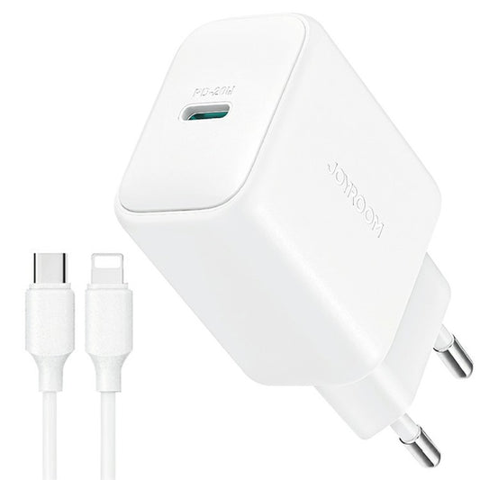 JOYROOM JR-TCF20 Mini PD 20W snabbladdare med typ-C till 8-stiftskabel