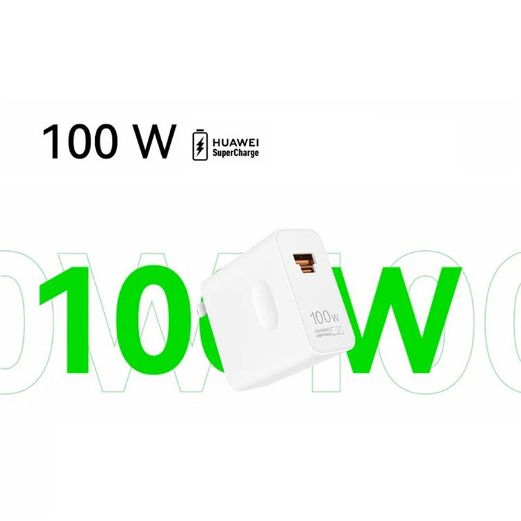 HUAWEI HW-200500C02 100W High Power Adapter USB-A + Type-C CN Plug Wall Charger with Cable