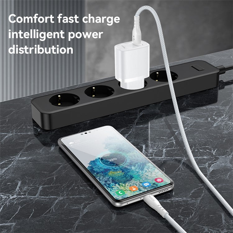YC66 EU-kontakt Enkel USB-port 18W väggladdare